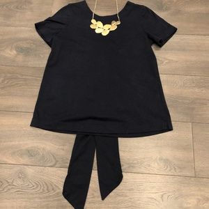 Banana Republic Navy Bow T-Shirt
